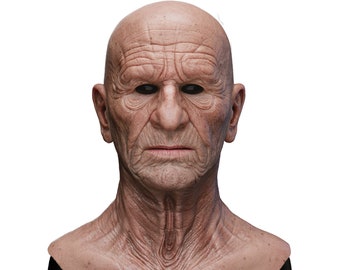 Silicone Mask | Realistic Elder Man Disguise Mask