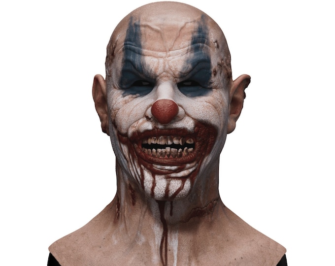 Silicone Mask | Crazy Clown I Halloween Mask