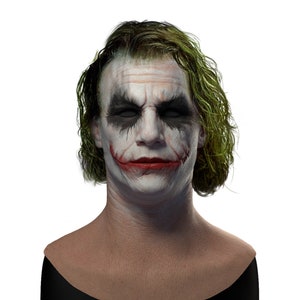 Silicone Mask | Heath Ledger Joker Halloween Mask