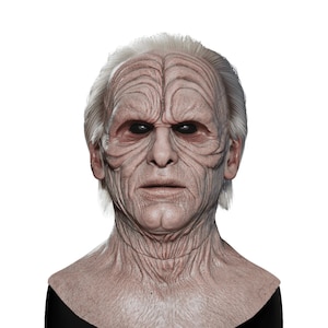 Silicone Mask | Darth Sidious Emperor Palpatine Haired Star Wars Halloween Mask