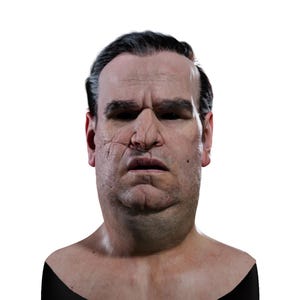 Máscara de silicona / Máscara de pingüino mafioso para Halloween