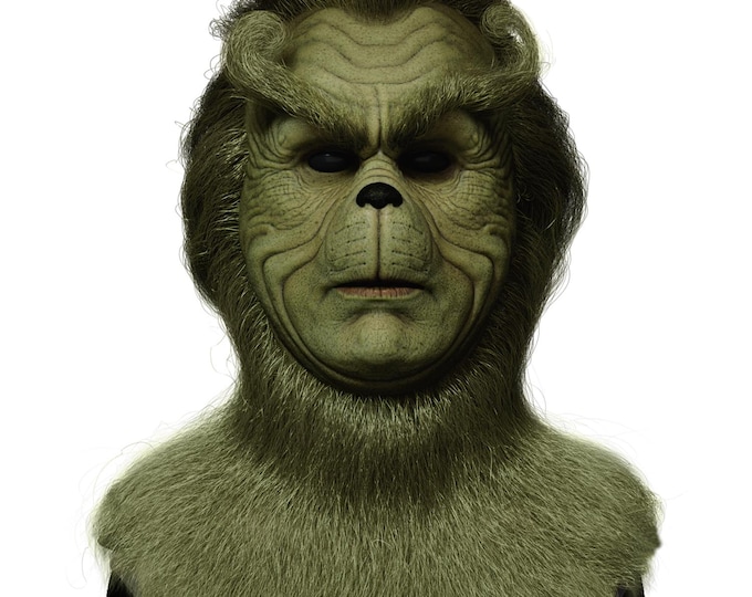 Silicone Mask | Christmas Grouch Halloween Mask