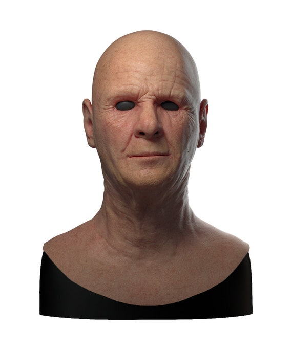 kloon Daarom meester Siliconen Masker Realistische Oudere Man Vermomming Masker - Etsy Nederland