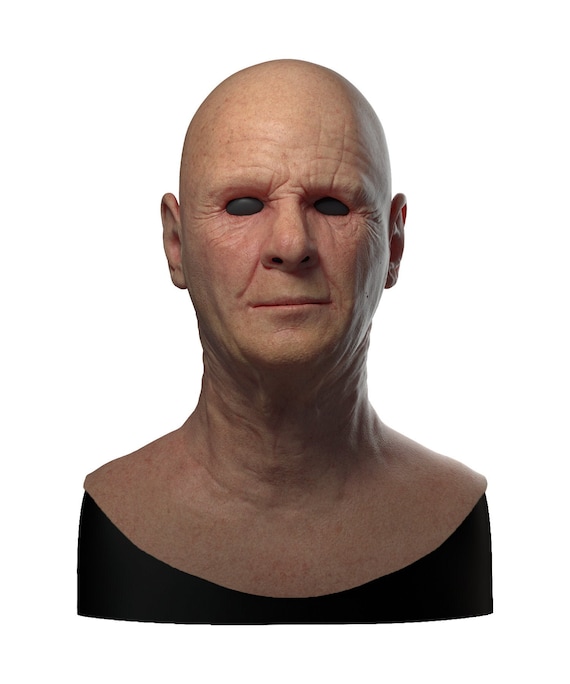 kloon Daarom meester Siliconen Masker Realistische Oudere Man Vermomming Masker - Etsy Nederland