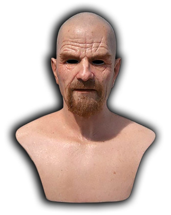 Maschera in silicone / Maschera travestimento Walter White -  Italia