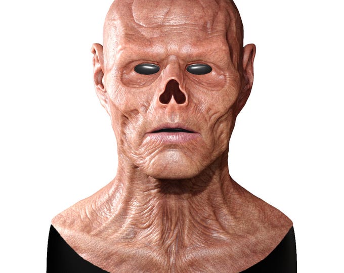 Silicone Mask | Fallout Ghoul Halloween Mask