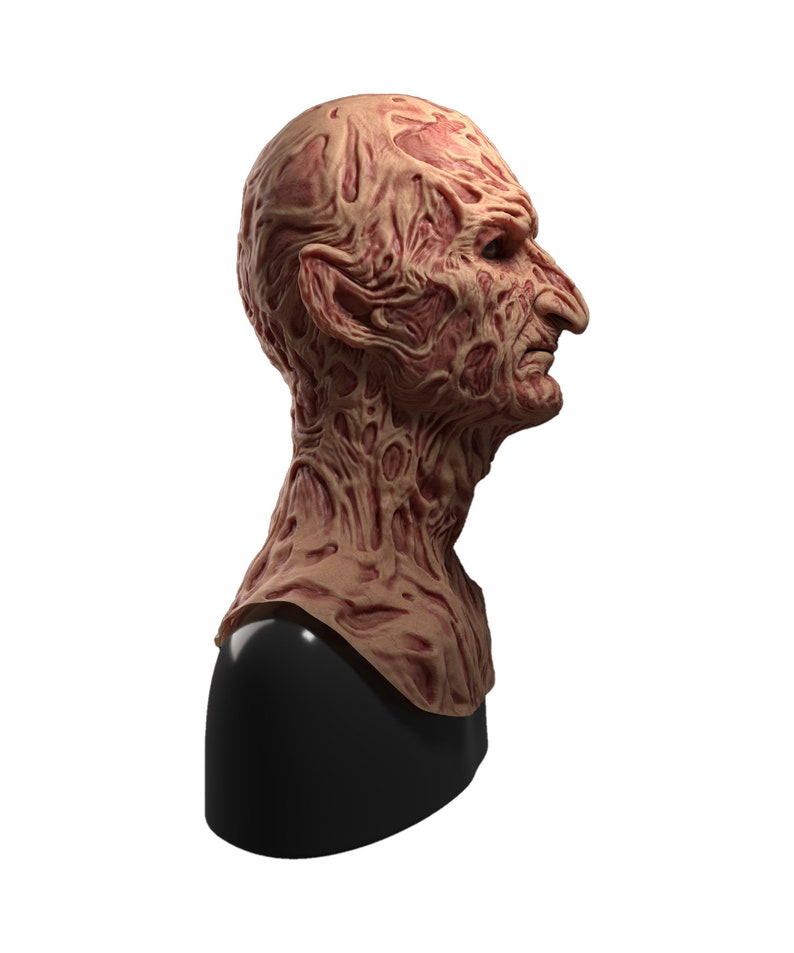 Silicone Mask Freddy Krueger PT 4 Halloween Mask Etsy
