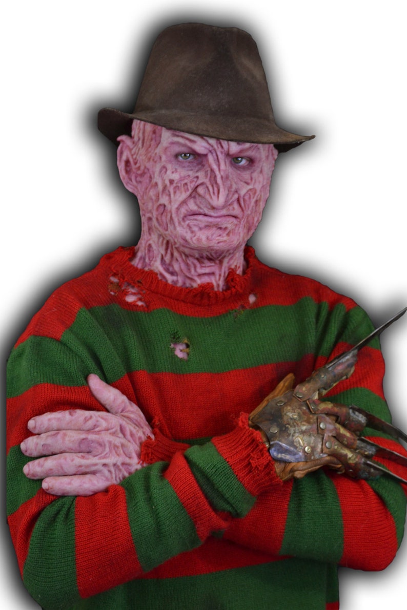 Silicone Mask Freddy Krueger PT 4 Halloween Mask Etsy