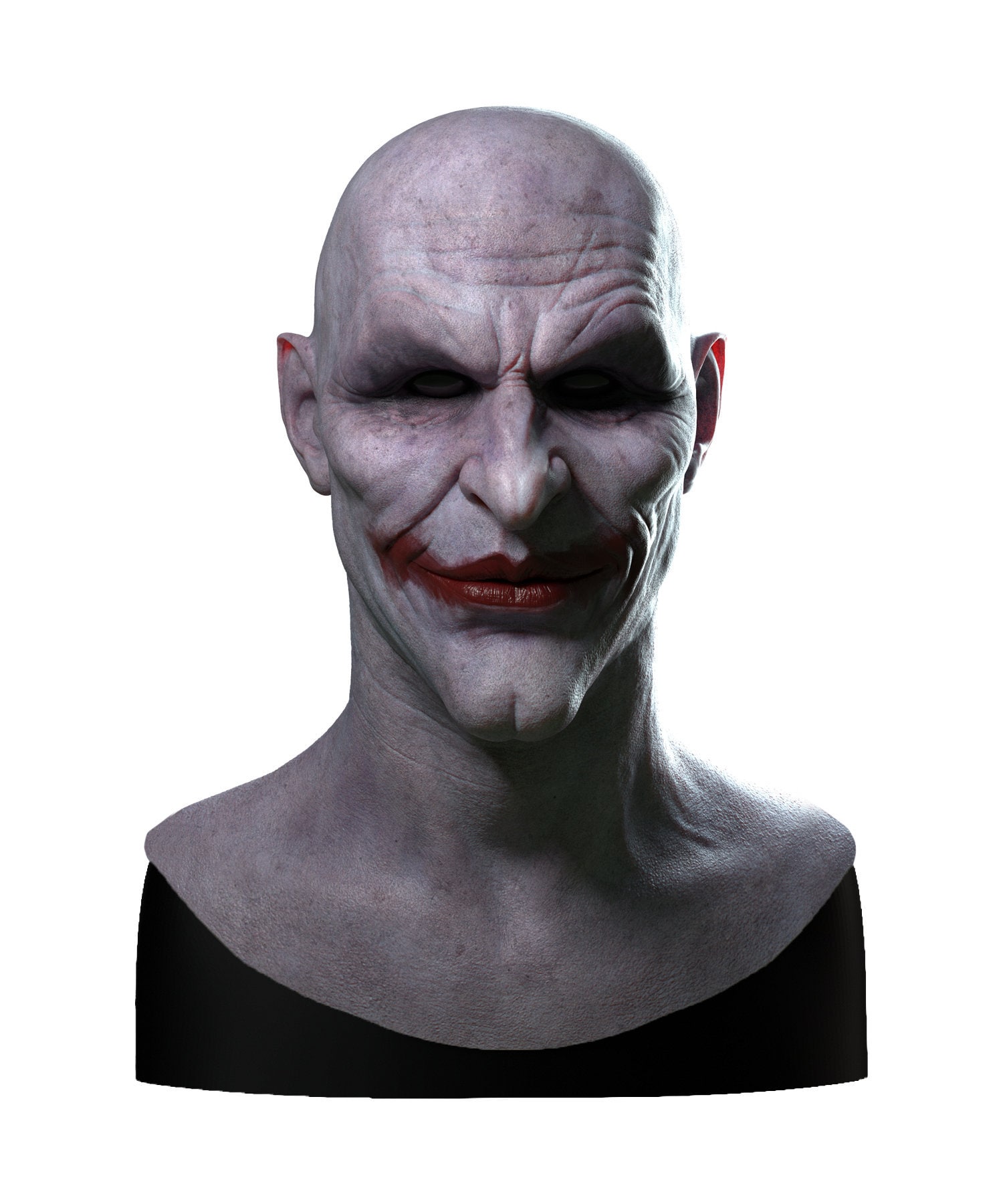 Joker Halloween Scary Face #3 Adult Cloth Face Covering /Washable/Handmade