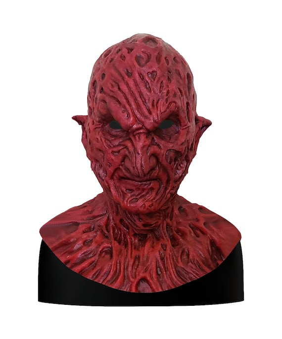 Silicone Mask Demon Freddy Krueger Halloween Mask - Etsy