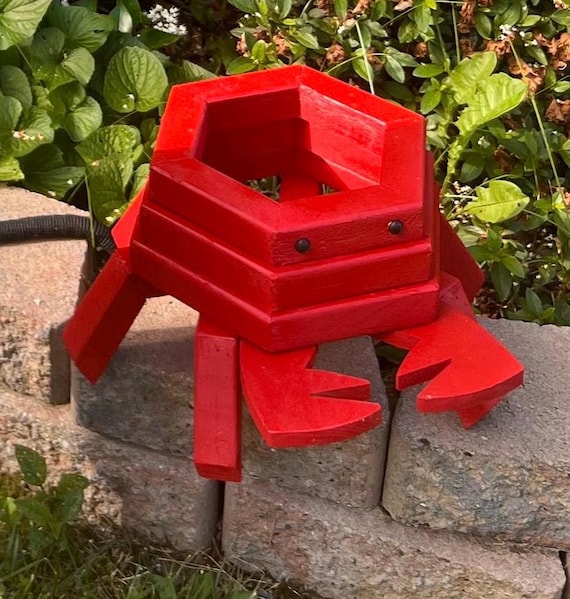 Crab planter / plant stand / LOCAL DELIVERY ONLY