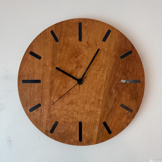 16 Cherry wall clock