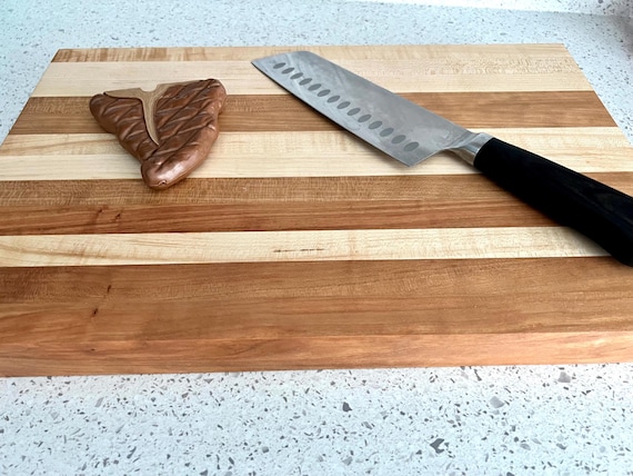 Maple edge grain cutting board / Cherry edge grain cutting board / Mixed maple and cherry edge grain cutting board / 10 board bulk order