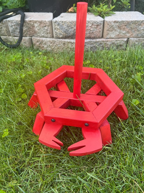 Crab paper towel holder / crab mallet holder / LOCAL DELIVERY ONLY