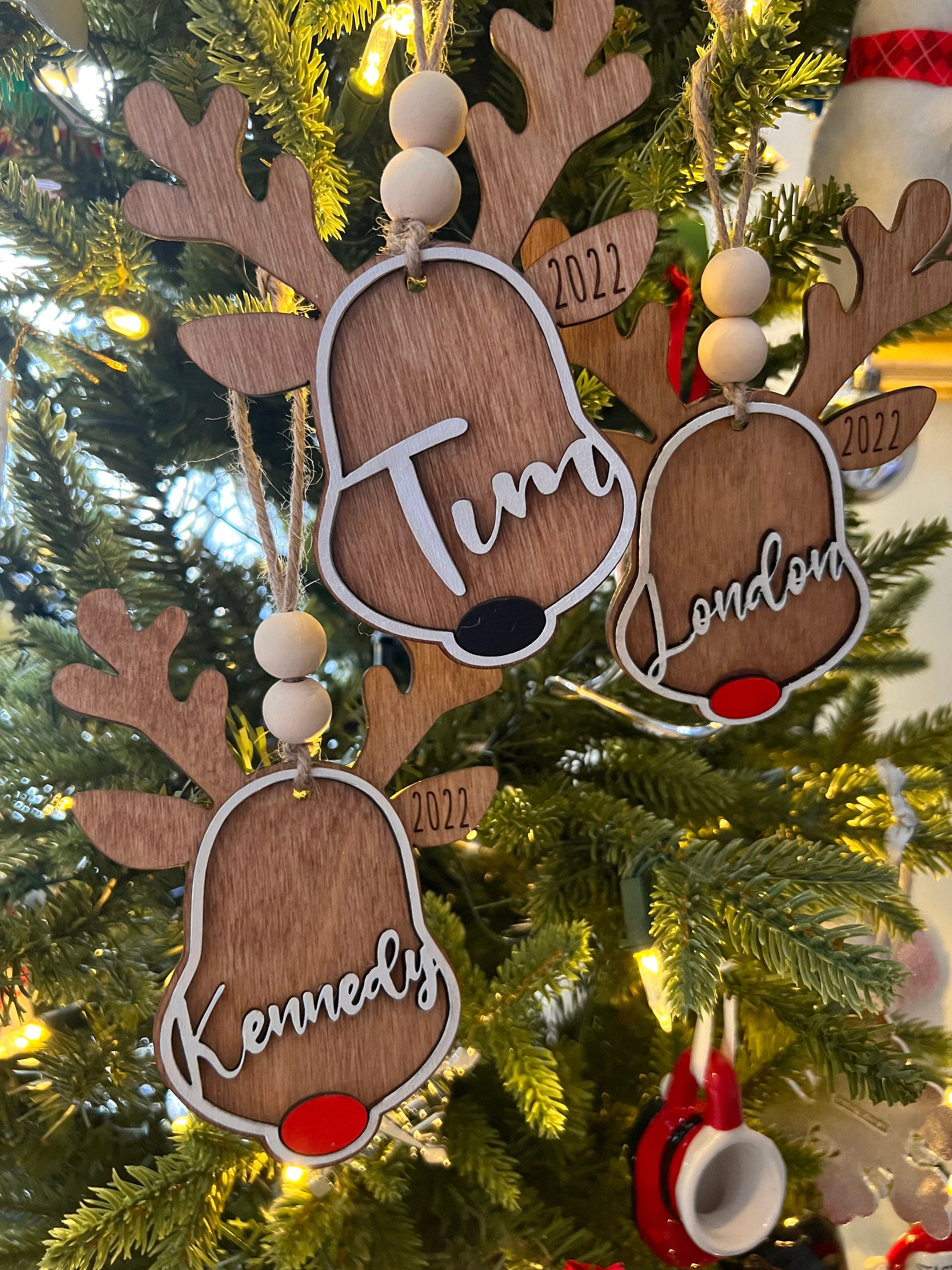 Christmas Name Tags  RayEv Custom Designs