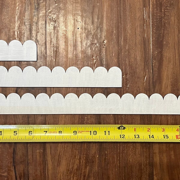 Wood Scallop Trim Etsy