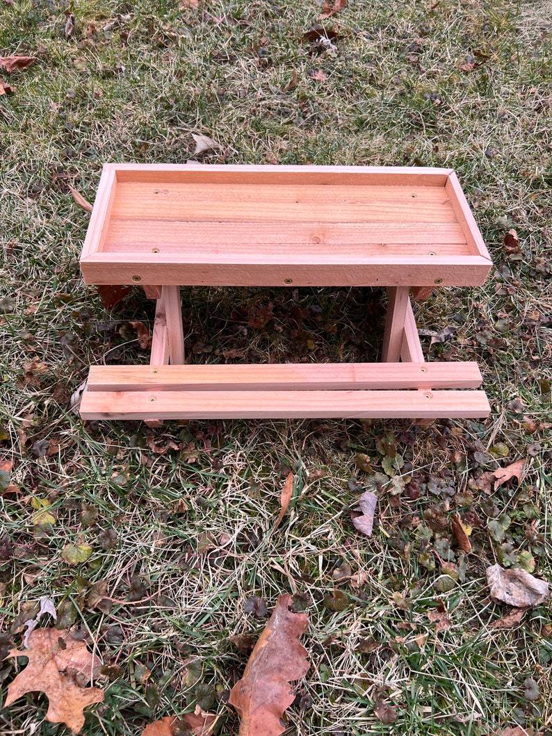 Chickanic Chicken Picnic Table Chickanic Table Chicken Feeder - Etsy