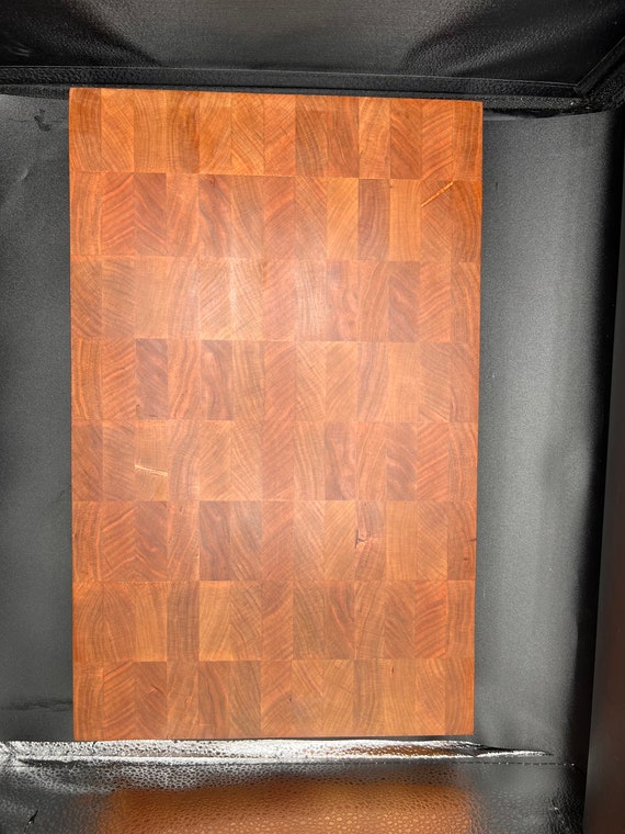 Cherry end grain butcher block cutting board