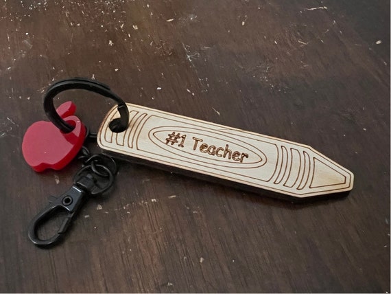 Teacher key chain / end of school year gift / teach appreciation gift / personalizable