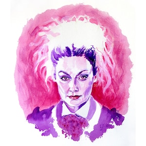Missy (Michelle Gomez) - IMPRESSION - Impression giclée de ma peinture originale