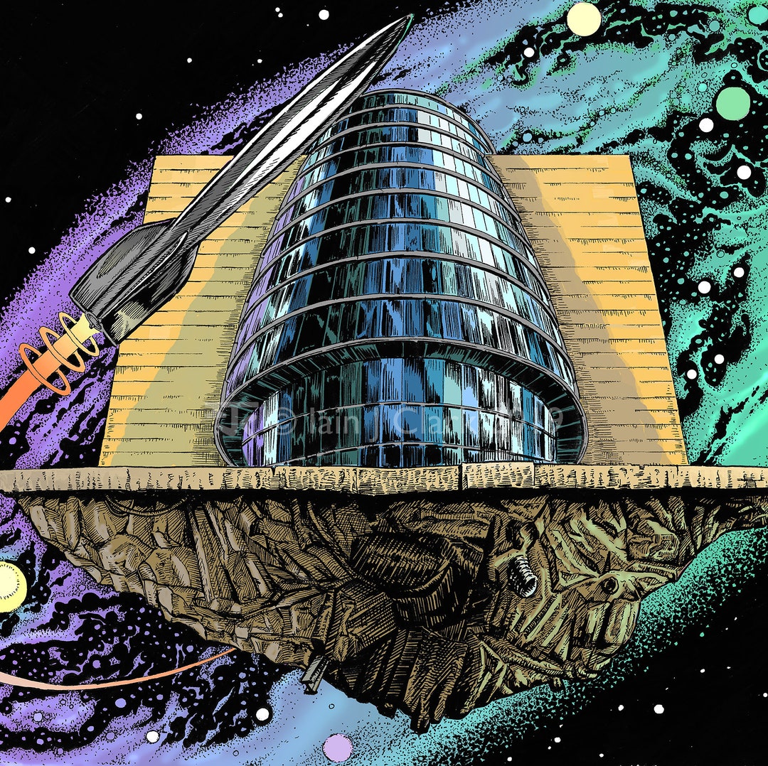 Spaaace CCD in Spaaace - PRINT - Giclée Print of My Original Artwork for Dublin ...