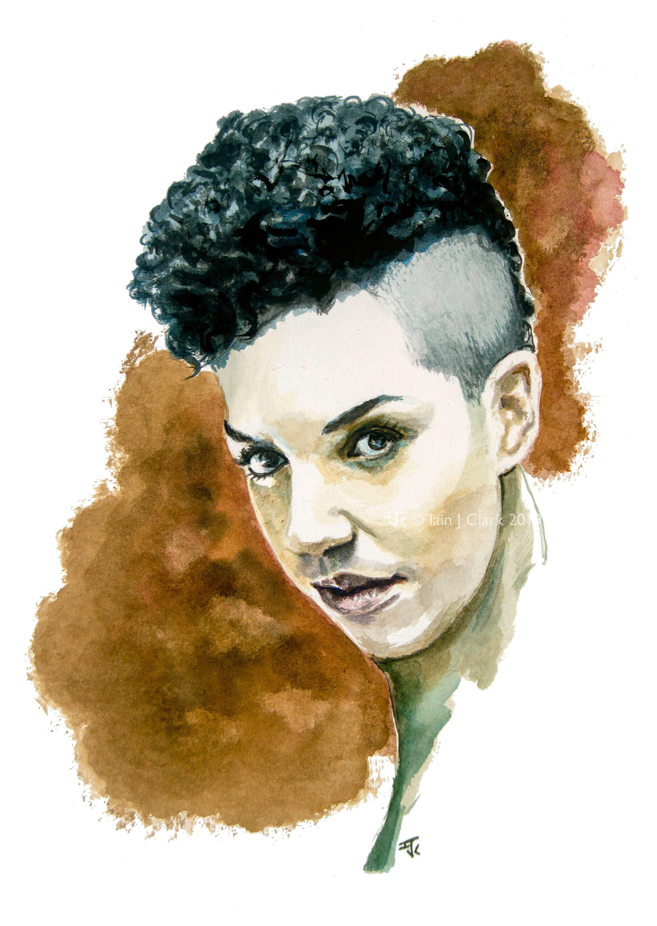 Naomi Nagata (Dominique Tipper)  - PRINT - Giclée print of my original artwork