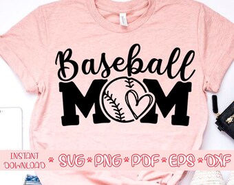 Download Baseball Mom Svg Etsy