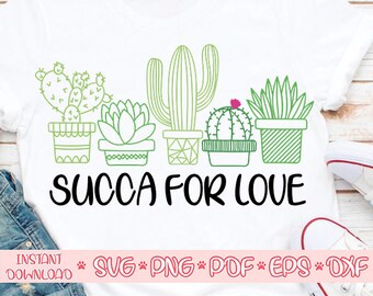 Succa For Love Svg Etsy