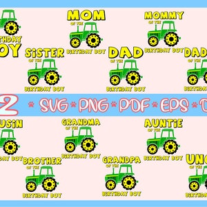 Cumpleaños del tractor svg, Camisa del tractor svg, Cumpleaños de la granja svg, Fiesta de cumpleaños de la granja, Cumpleaños niño svg, Cumpleaños del país svg, Tractor svg archivos cricut