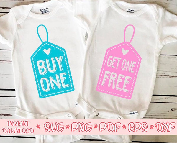 Download Buy One Get One Free Twins Svg