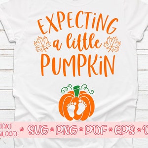 Erwarten sie einen kleinen Kürbis Svg, Hallo Herbst Shirt Svg, Herbst Svg Designs, Herbst Svg Shirt, Herbst Svg, Kürbisse Svg, Herbst Silhouette oder Cricut
