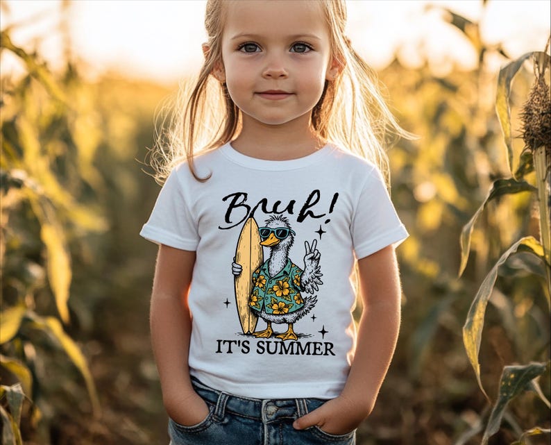 Bruh It’s Summer Goose PNG, Funny Summer Meme png, Retro Vibes Snarky Animal Humor Sarcastic Goose Design for Shirt, Beach Vacation png image 5