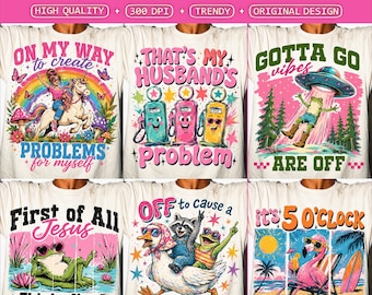 Snarky Humor PNG, Funny Sarcastic Sayings Colorful Preppy Retro Animal Summer Vibes Trendy Sublimation