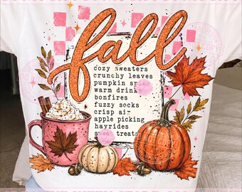 PNG con brillo otoñal, PNG con ambiente acogedor de otoño, sublimación de otoño con especias de calabaza
