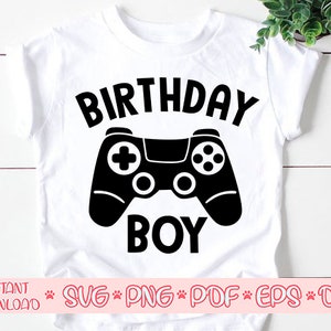 Download Gamer Birthday Svggamer Birthday Boy Svggamer Birthday Party Etsy
