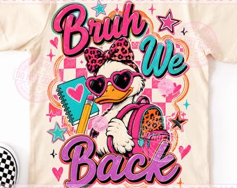 ¡Hemos vuelto, colega! PNG, Coquette Goose de vuelta al cole, Linda gansa con mochila, Primer día de colegio