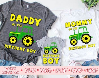 Mamá del cumpleaños svg,papá birtday svg,Tractor cumpleaños svg,Tractor camisa svg,cumpleaños niño svg,Farm cumpleaños svg,Fiesta de cumpleaños de la granja