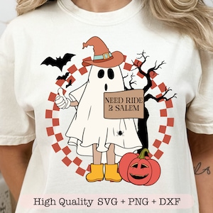 Need Ride to Salem svg, Retro halloween svg, Trendy halloween png