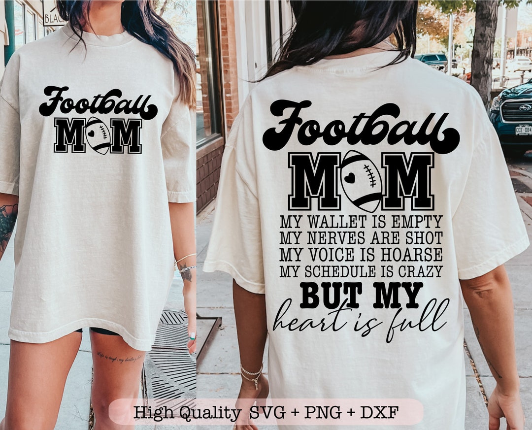 Football Mom My Wallet is Empty Svg, Football Mom Svg, Football Vibes