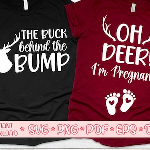Oh herten ik ben zwanger svg,De bok achter de bult svgPregnant svg, Zwangerschap svg,Sneeuwvlokken svg,Merry Christmas svg, Kerst cut bestand svg
