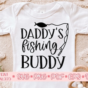 Compañero de pesca de papá svg,Baby Onesie svg,Newborn svg,Baby boy onsie cut file svg,Baby boy onsie svg for cricut