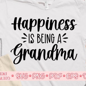 Glück ist eine Oma Svg, Oma Leben Svg, Oma Shirt Svg, lustige Oma Shirt Svg, Oma Svg, Oma Svg, Gigi Svg