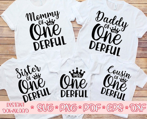 Cousin Of Mr Onederful T-Shirt 1st Birthday Of Boy Cousin Of Mr Onederful T-Shirt 1st Birthday Of Boy