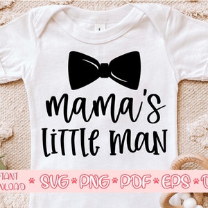 Le petit homme de maman svg,Baby Onesie svg,Newborn svg,Baby boy onsie cut file svg,Baby boy onsie svg pour cricut