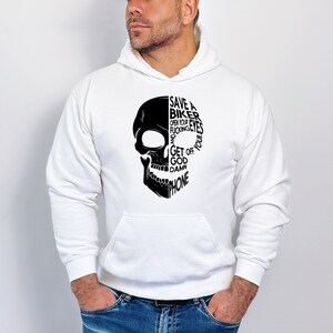 Save a Biker Open your Fucking Eyes and Get Off your Goddamn Phone svg, Biker skull svg, Skeleton svg, Funny biker shirt svg image 2