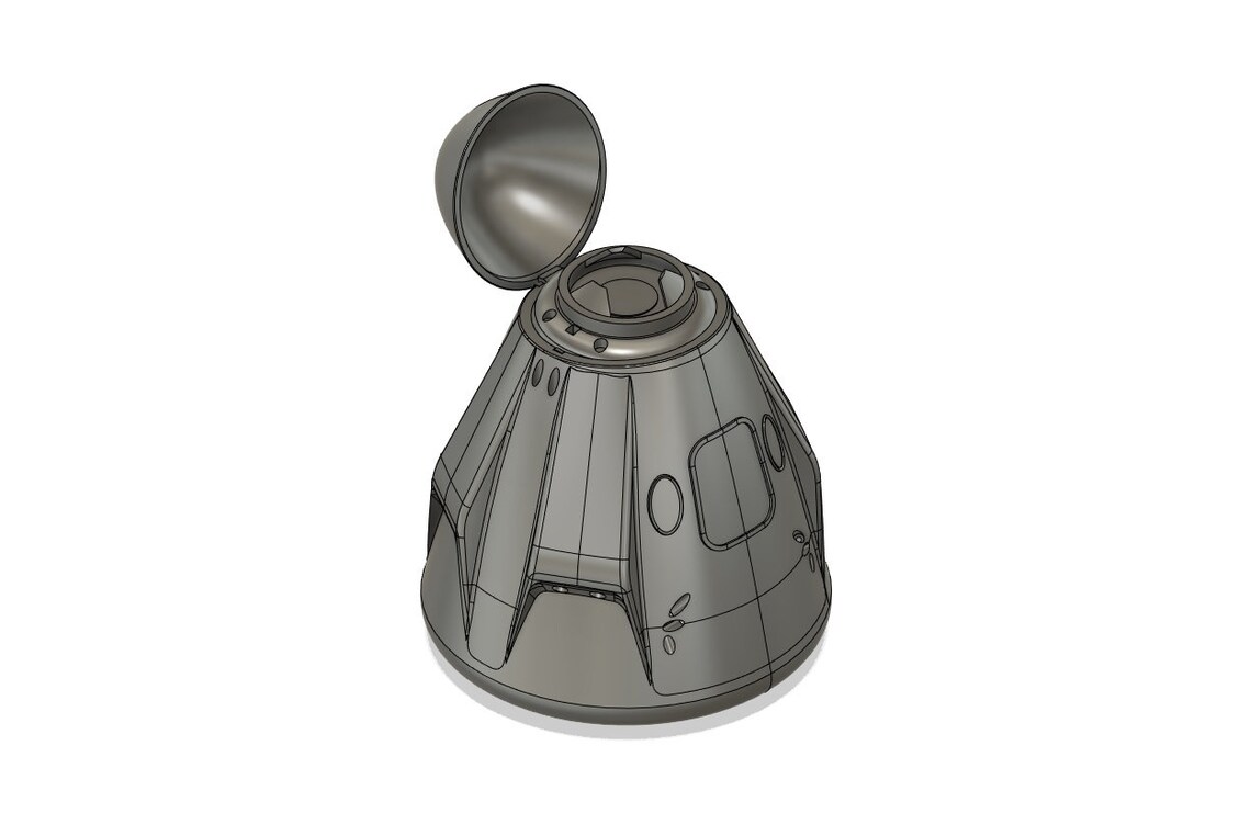 Spacex Crew Dragon 3D Printable Model Kit Digital | Etsy
