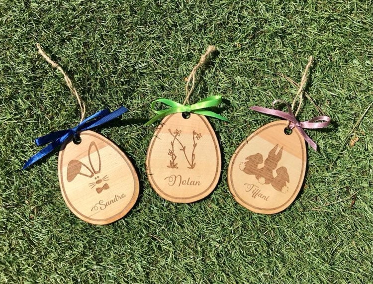 Oeufs de Pâques Personnalisés