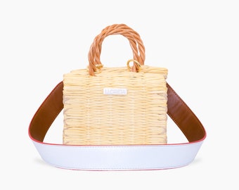 Alice Mini - Portuguese Straw Basket Bag, Organic Bag | Lloreta®