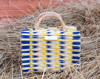 Amelia Pavone - Cesto di paglia, Picnic Basket e Borsa da spiaggia / Lloreta®