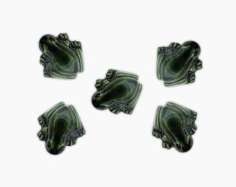 Set of 5 Ceramic Frog, Shaped Ceramic, Wall Decoration, Home Decoration | Lloreta®